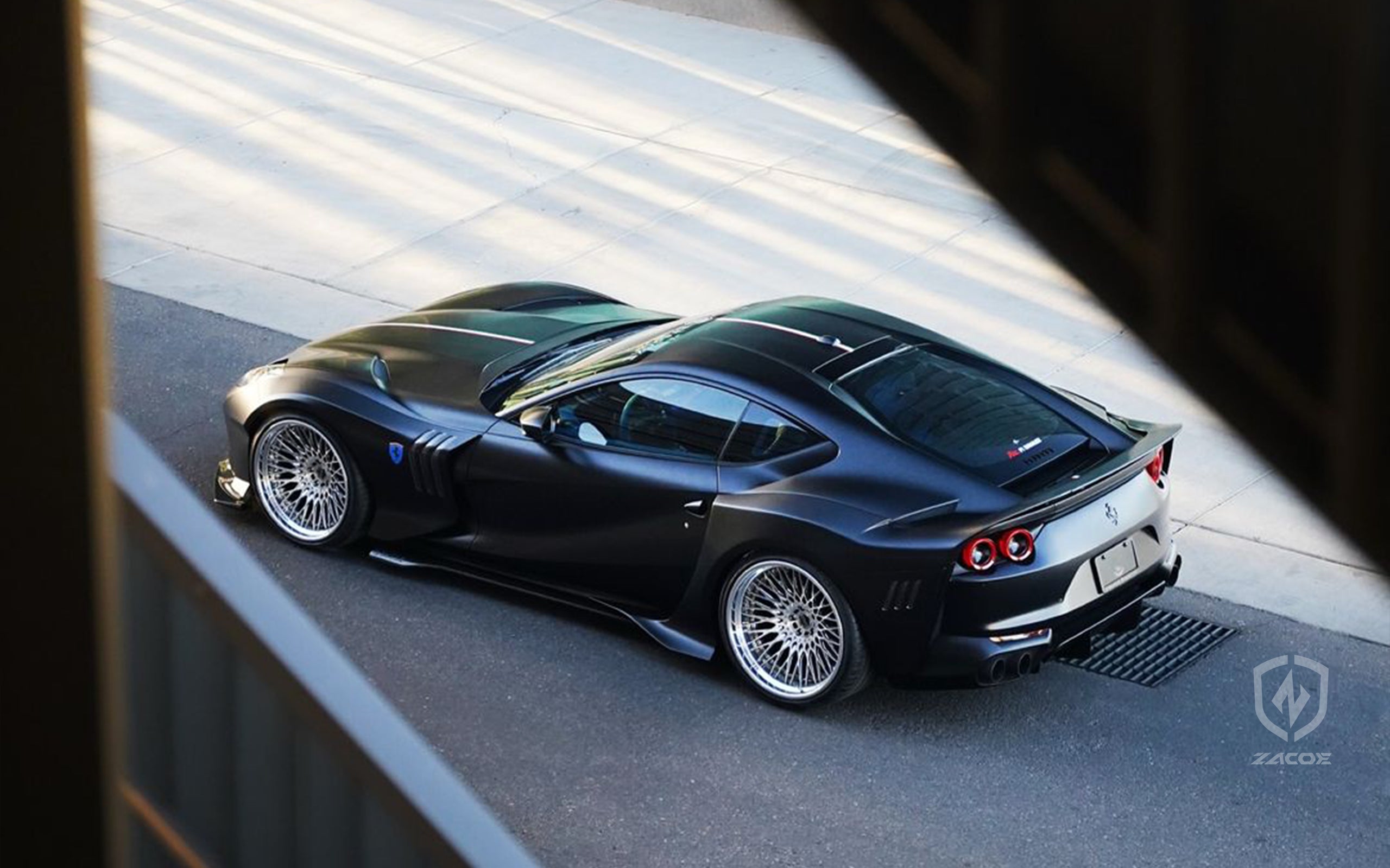 Ferrari 812 Superfast Widebody Carbon Fiber Kit – Muscular Stance Upgrade