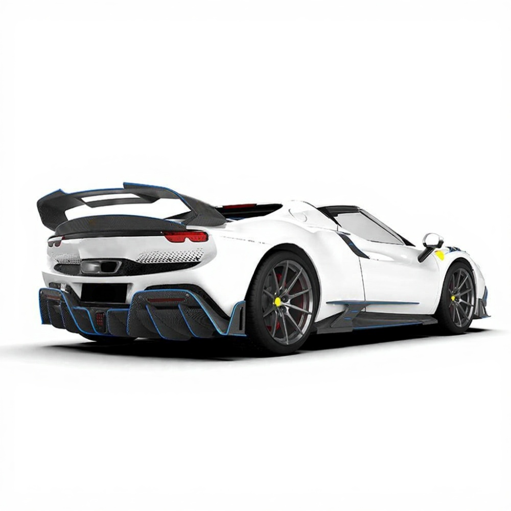 Ferrari 296 GTB BatMan Design Body Kit (Dry Carbon)