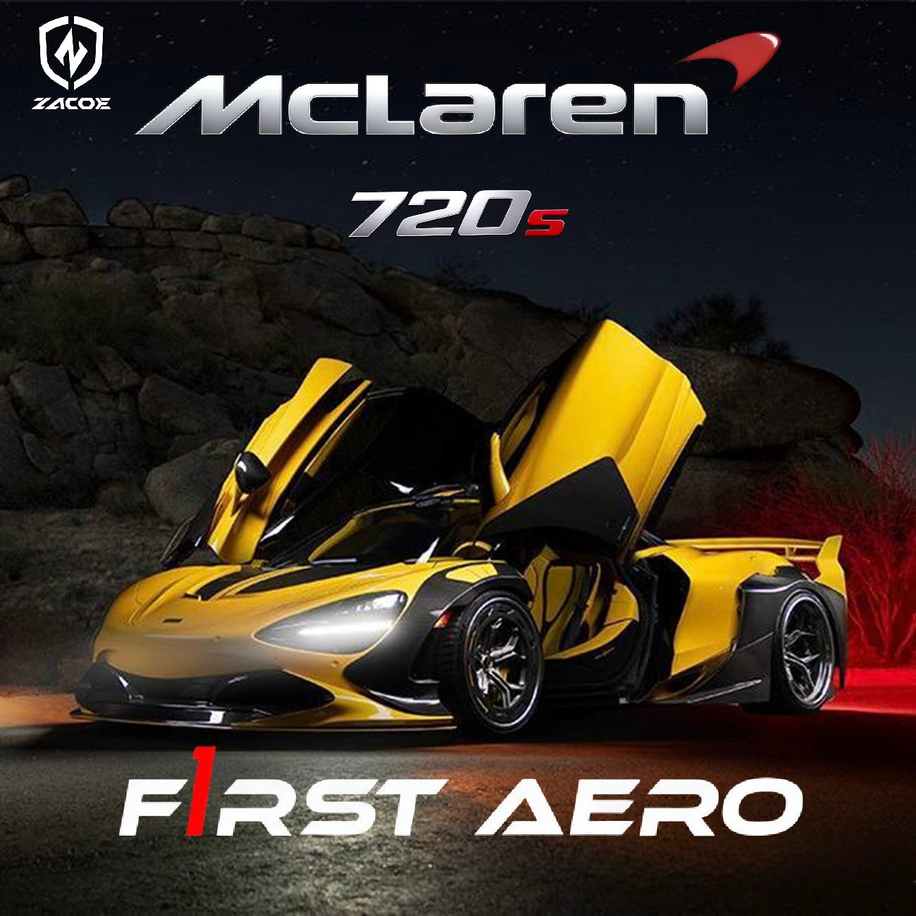 McLaren 720S Galaxy Carbon Wide Body Conversion Kit