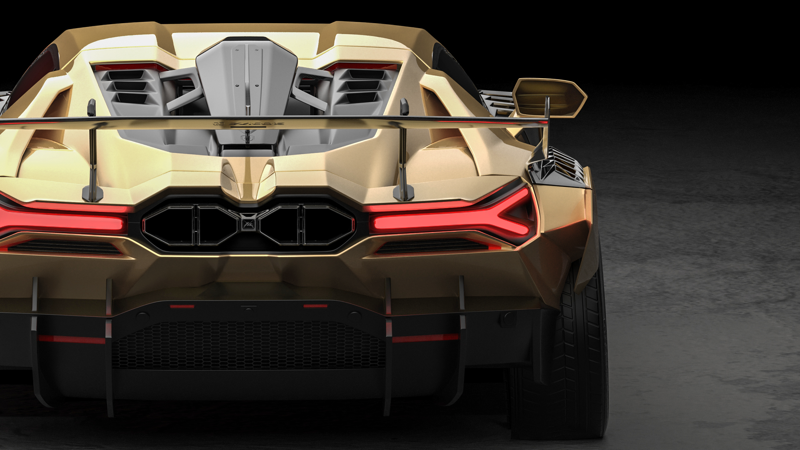 Lamborghini Revuelto Carbon Fiber Widebody Kit – Stealth Fighter Design
