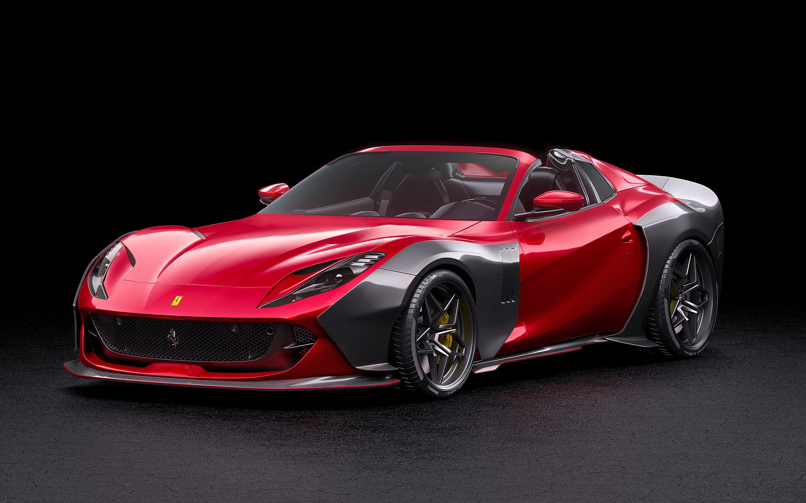 Ferrari 812 GTS Wide Body Carbon Fiber Kit – Muscle Stance Upgrade
