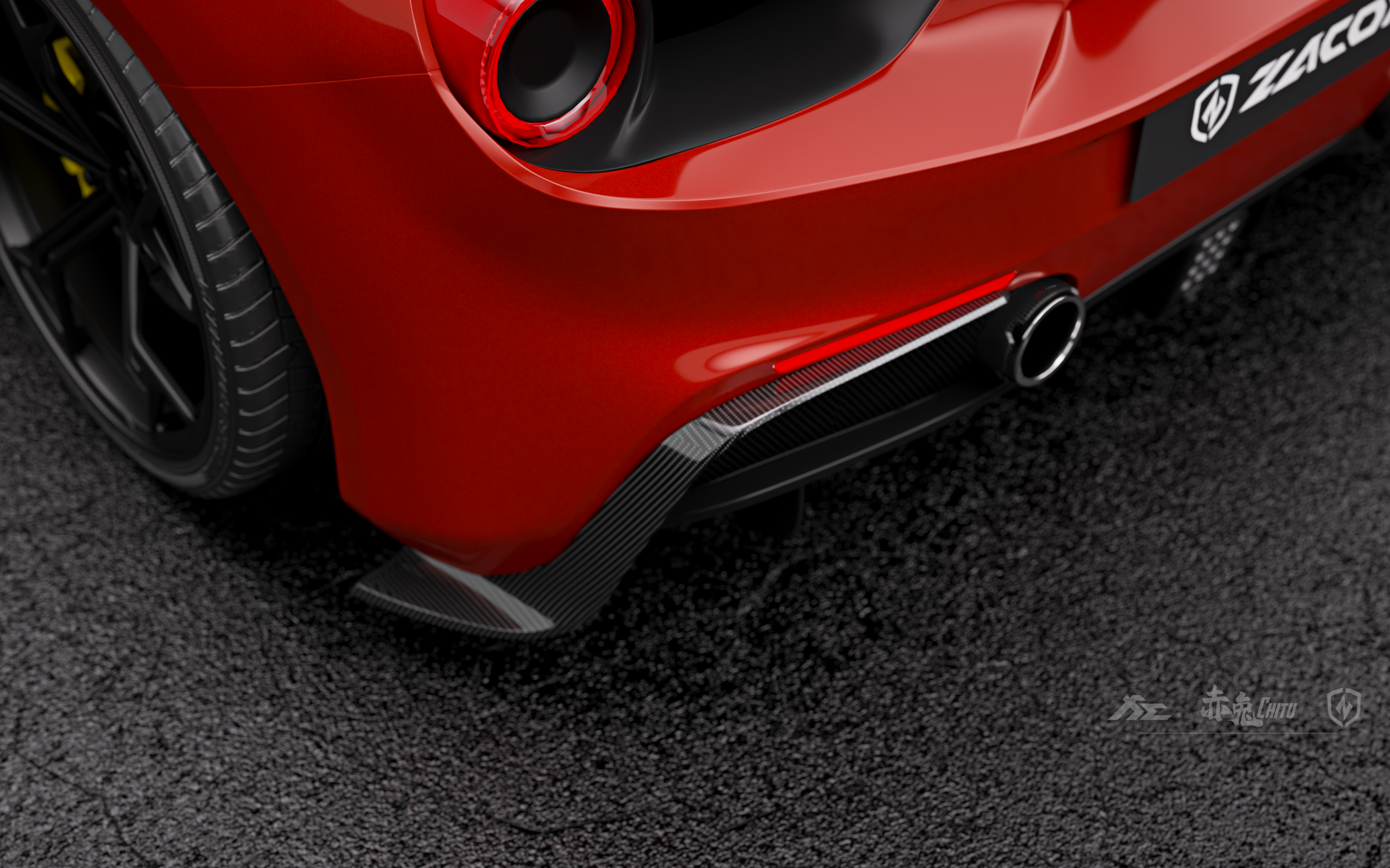 Ferrari 488 GTB Carbon Fiber Body Kit