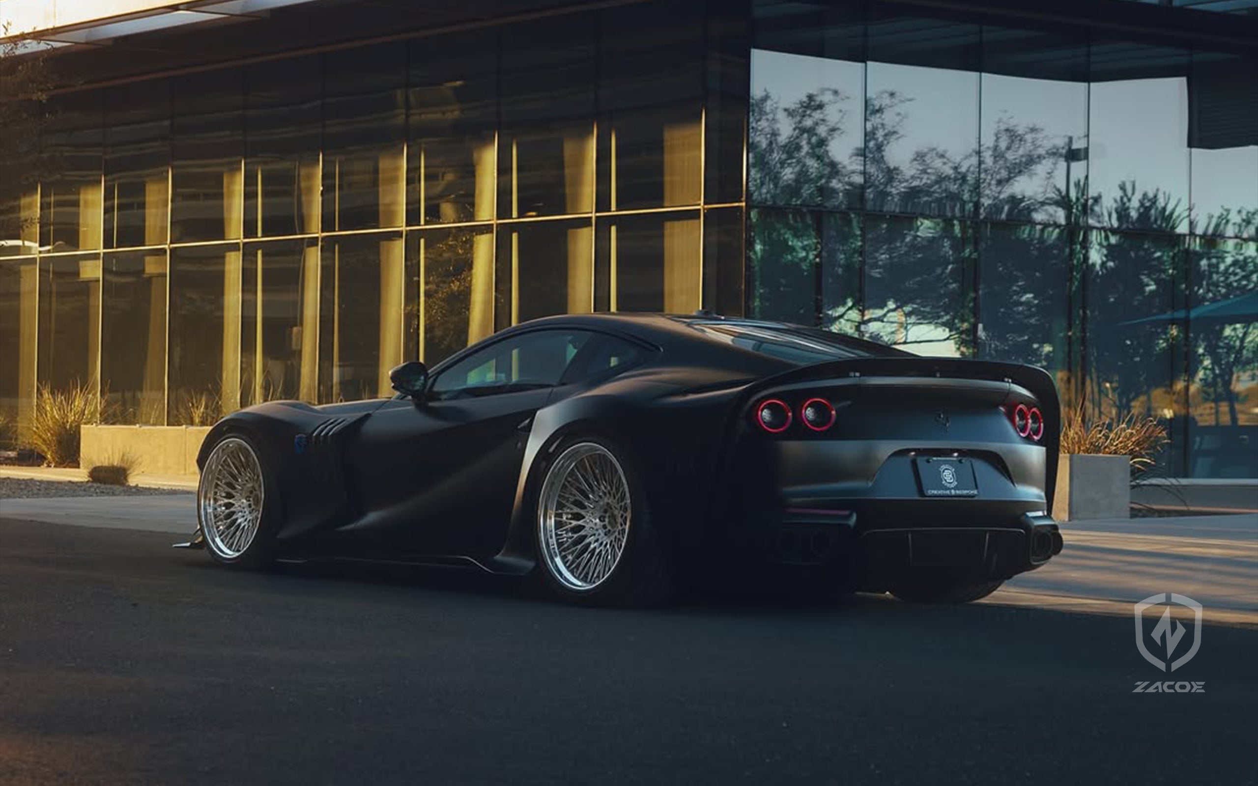 Ferrari 812 Superfast Widebody Carbon Fiber Kit – Muscular Stance Upgrade