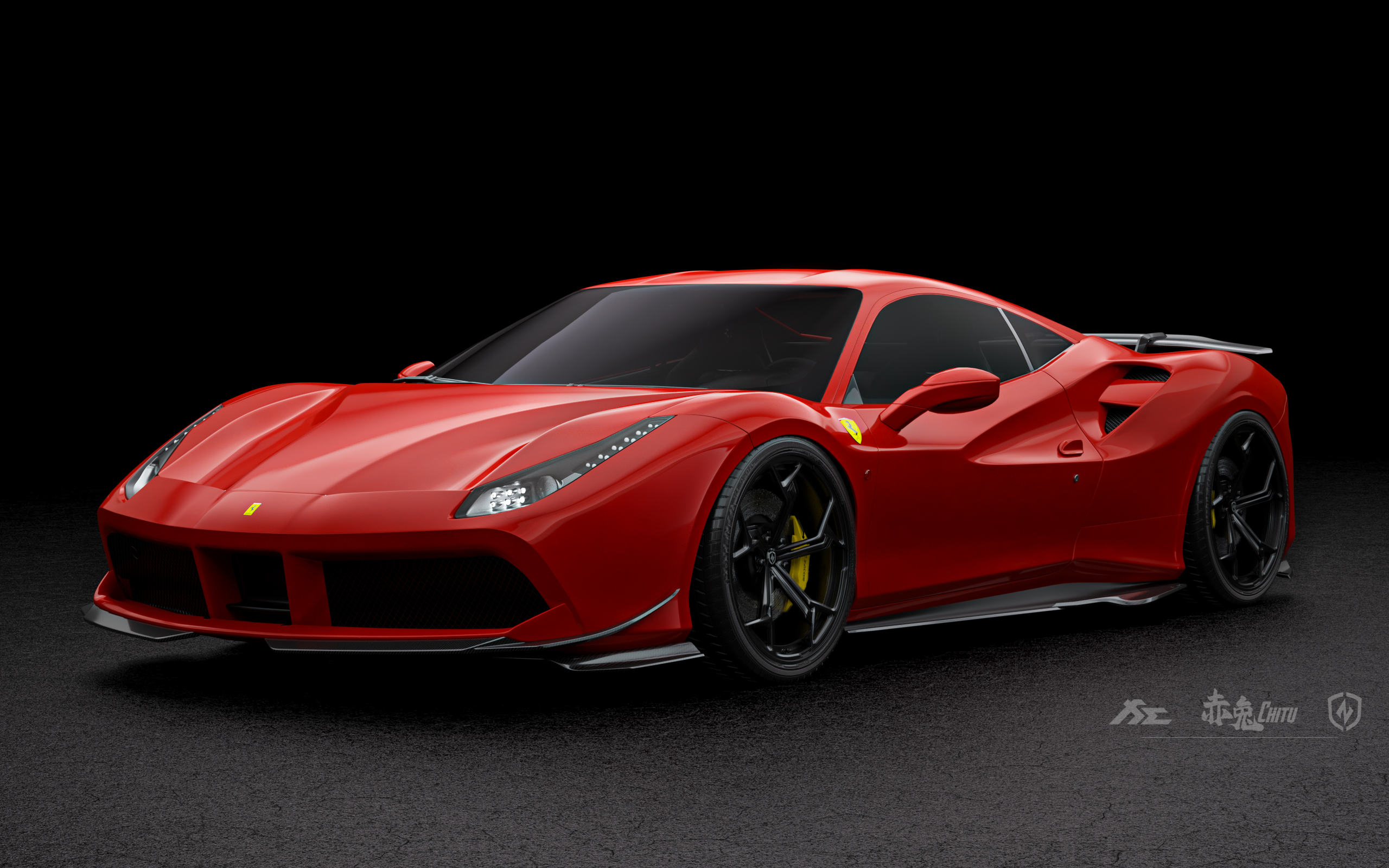 Ferrari 488 GTB Carbon Fiber Body Kit