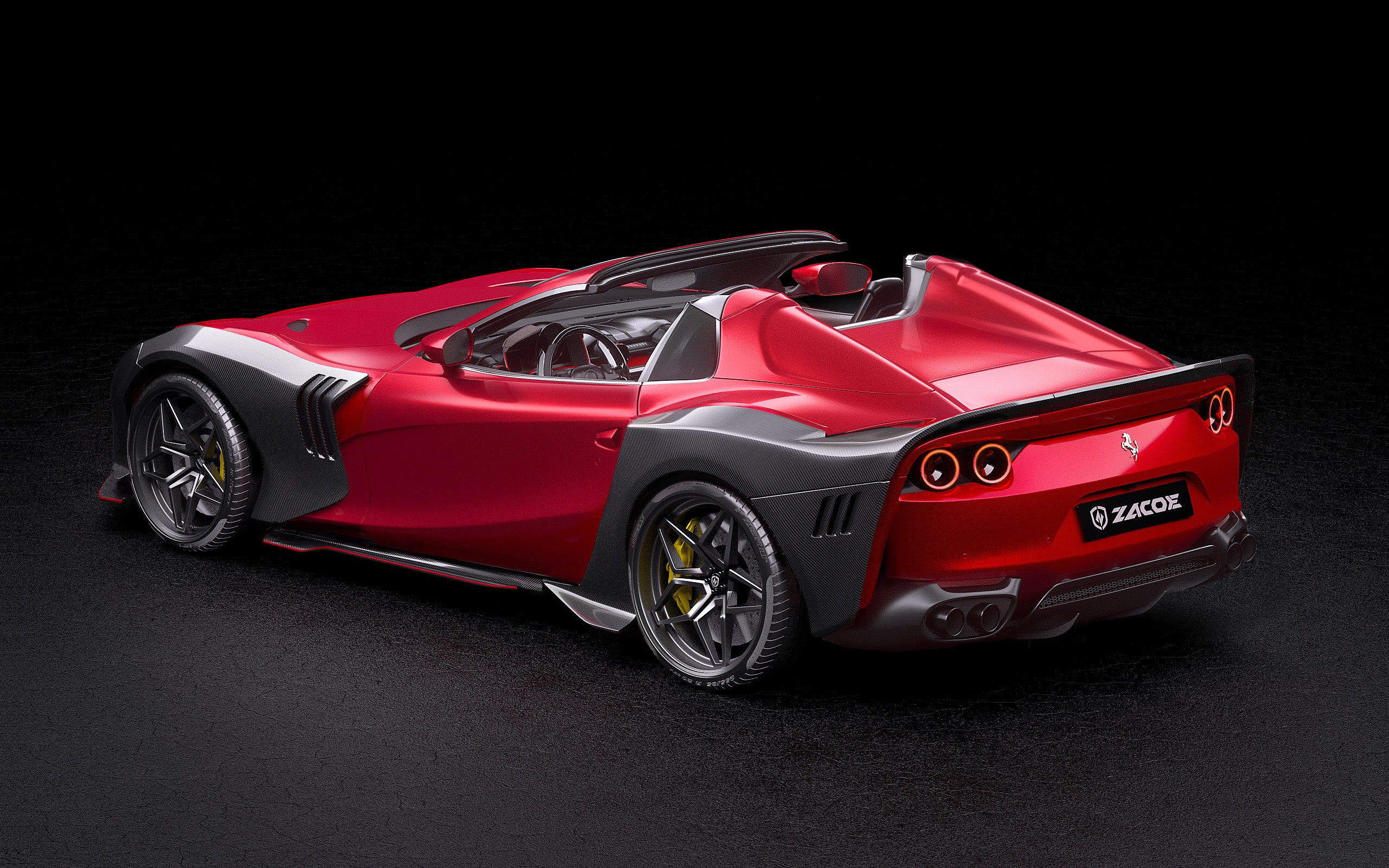 Ferrari 812 GTS Wide Body Carbon Fiber Kit – Muscle Stance Upgrade