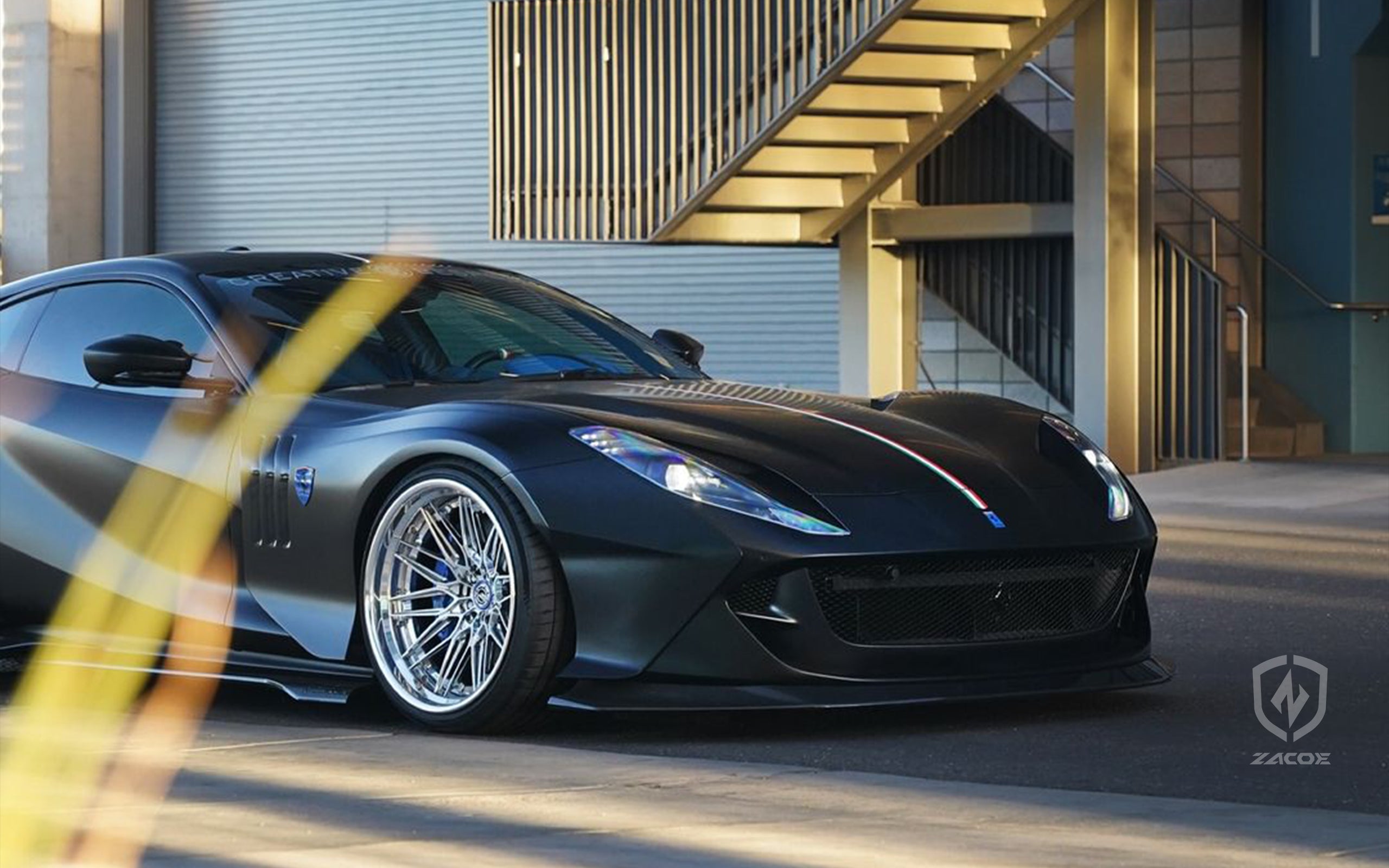 Ferrari 812 Superfast Widebody Carbon Fiber Kit – Muscular Stance Upgrade