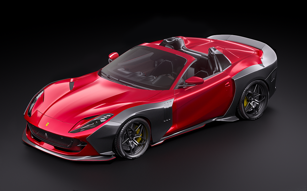 Ferrari 812 GTS Wide Body Carbon Fiber Kit – Muscle Stance Upgrade