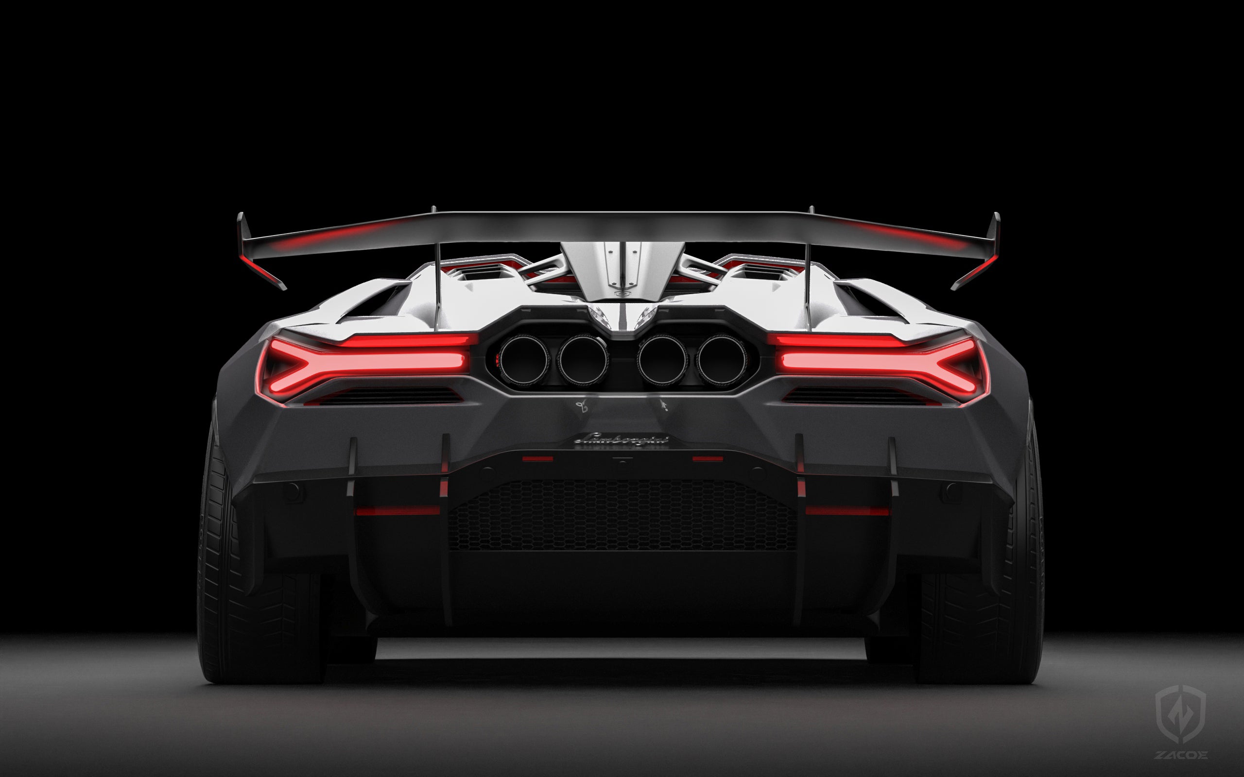 Lamborghini Revuelto Carbon Fiber Body Kit – Stealth Fighter Edition