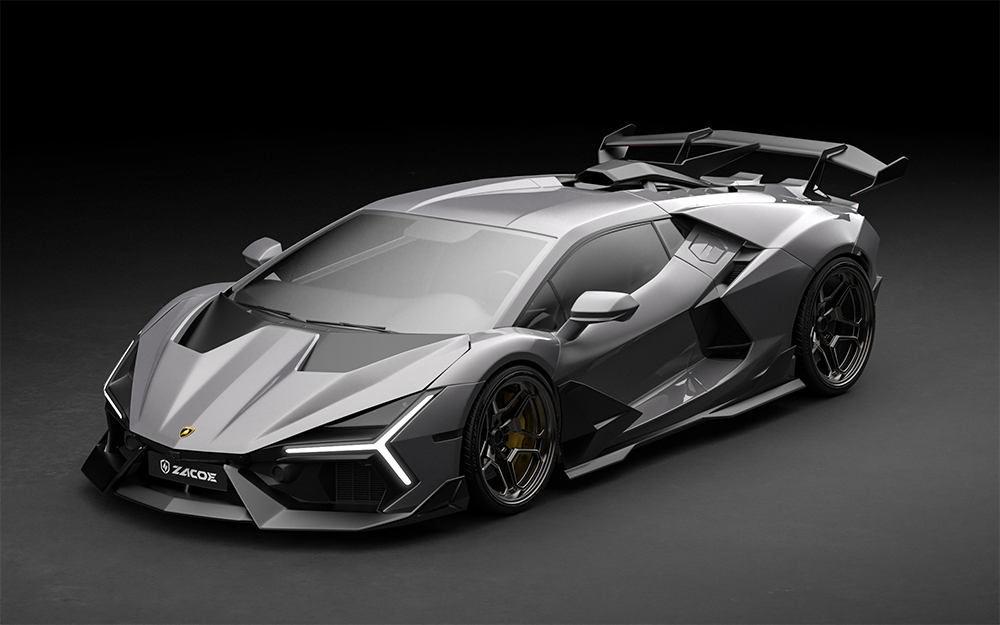 Lamborghini Revuelto Carbon Fiber Body Kit – Stealth Fighter Edition