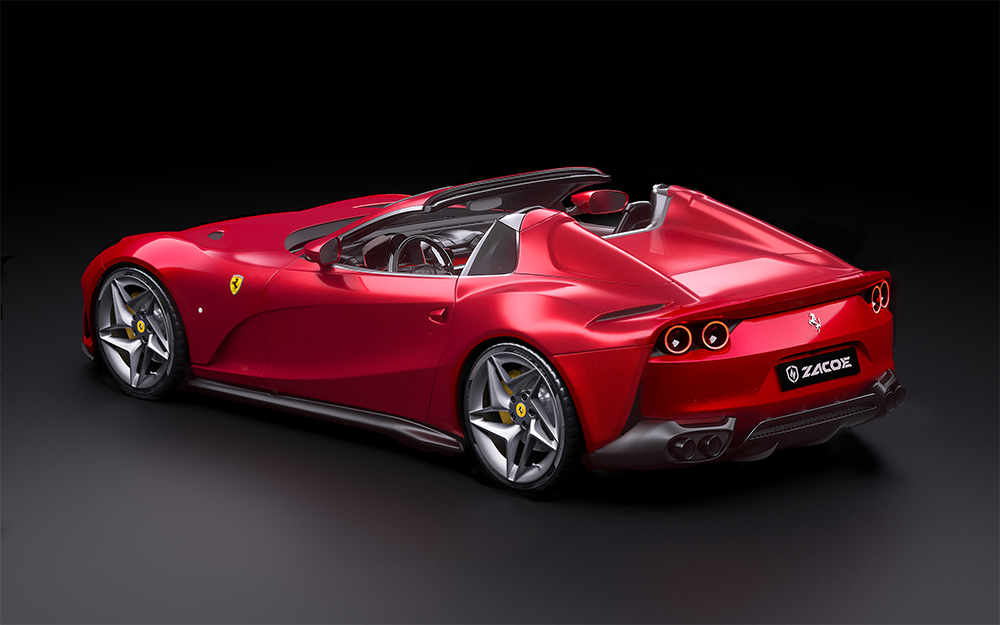 Ferrari 812 GTS Wide Body Carbon Fiber Kit – Muscle Stance Upgrade
