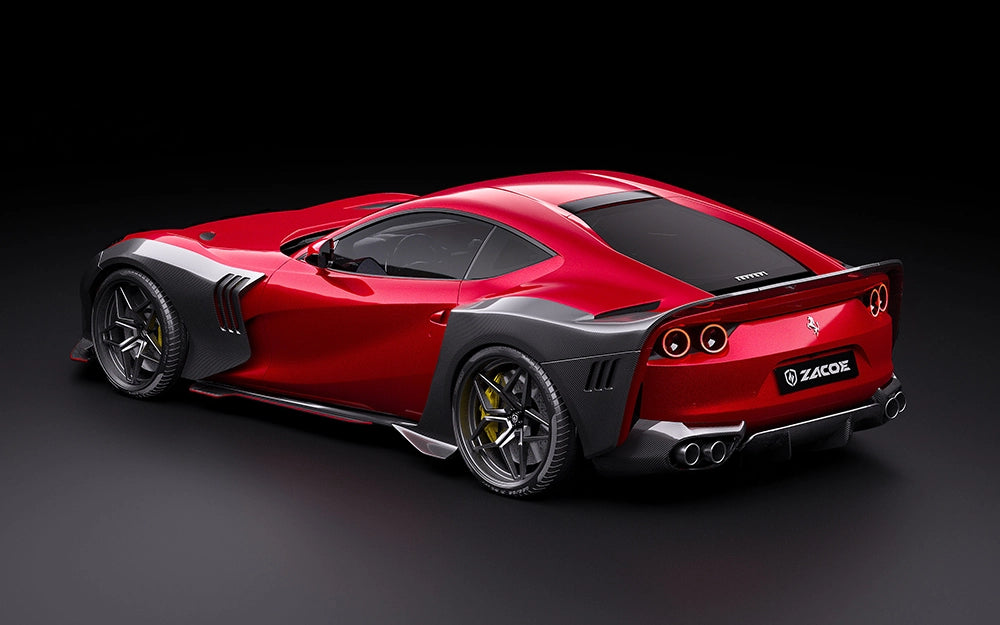 Ferrari 812 Superfast Widebody Carbon Fiber Kit – Muscular Stance Upgrade