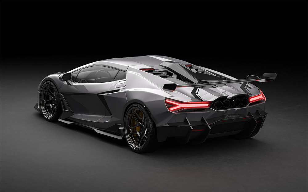 Lamborghini Revuelto Carbon Fiber Body Kit – Stealth Fighter Edition