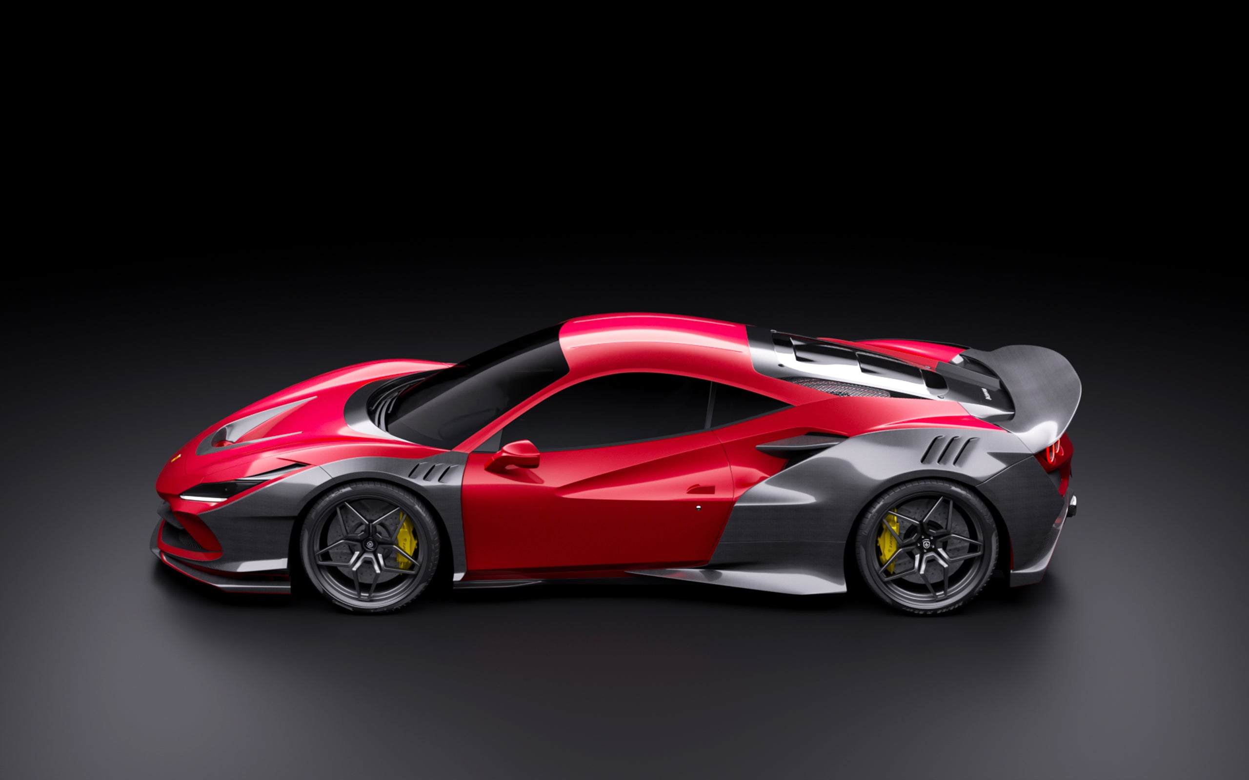 Ferrari F8 Tributo Wide Body Carbon Fiber Kit – High-End Aero Upgrade