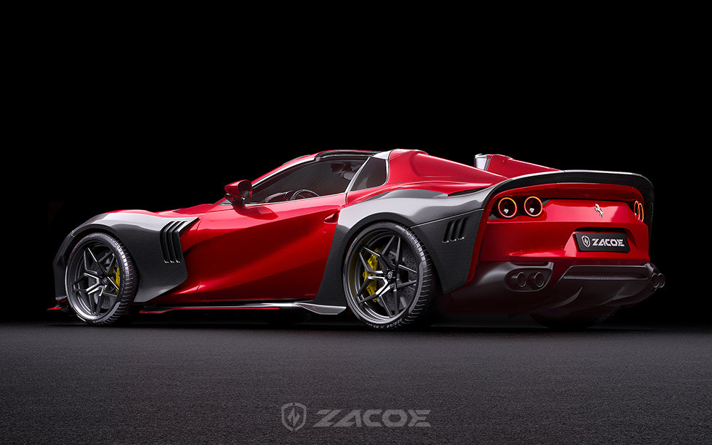 Ferrari 812 GTS Wide Body Carbon Fiber Kit – Muscle Stance Upgrade