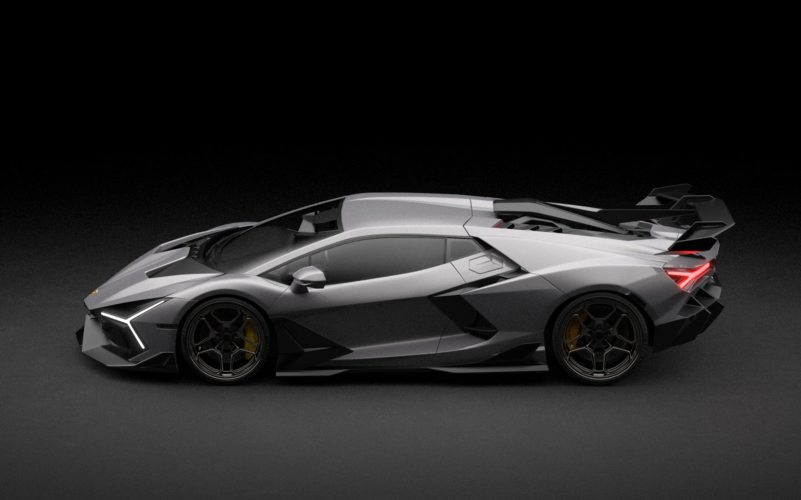 Lamborghini Revuelto Carbon Fiber Body Kit – Stealth Fighter Edition