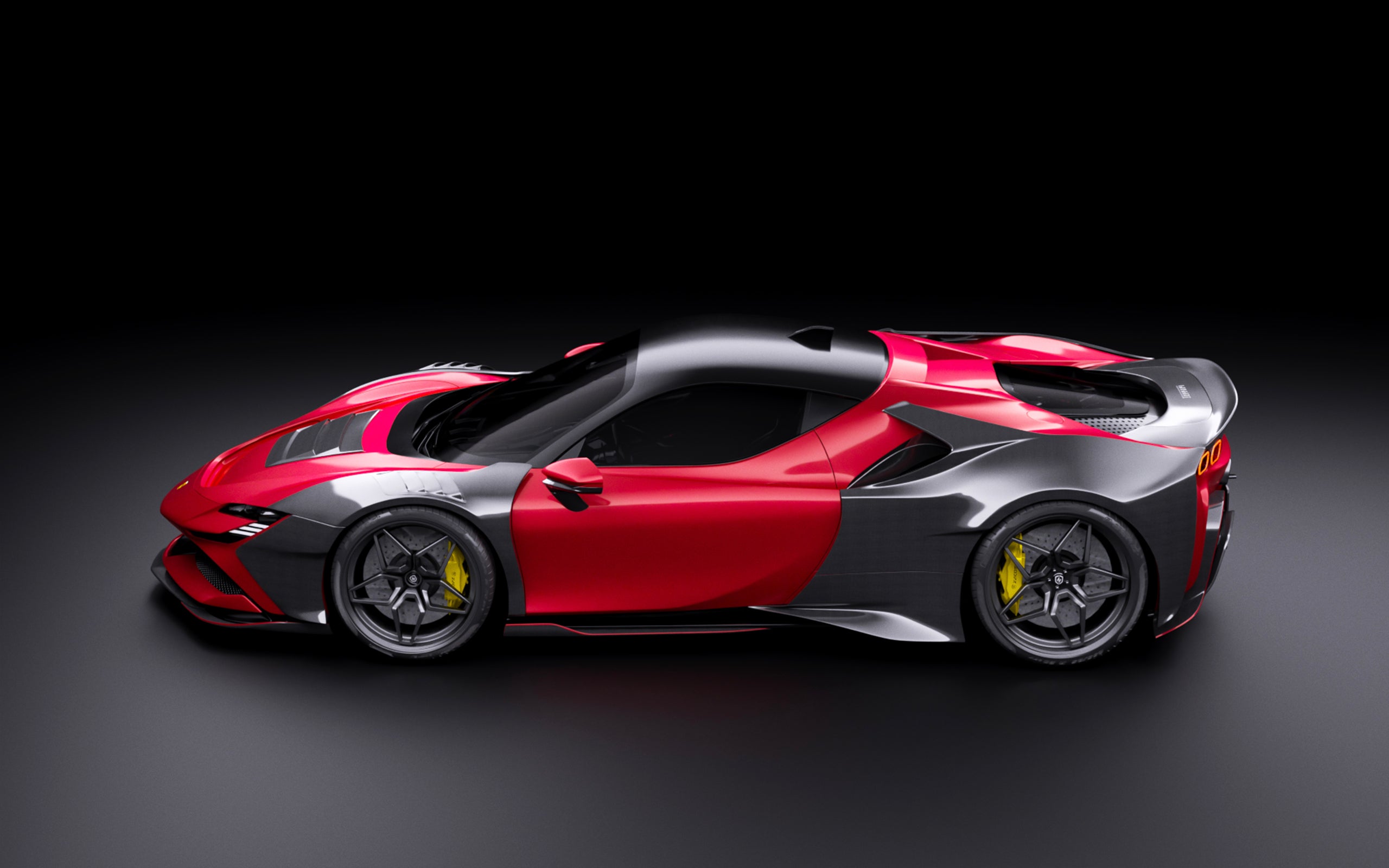 Ferrari SF90 Lightning Carbon Fiber Wide Body Kit – Fighter Jet Aero Design