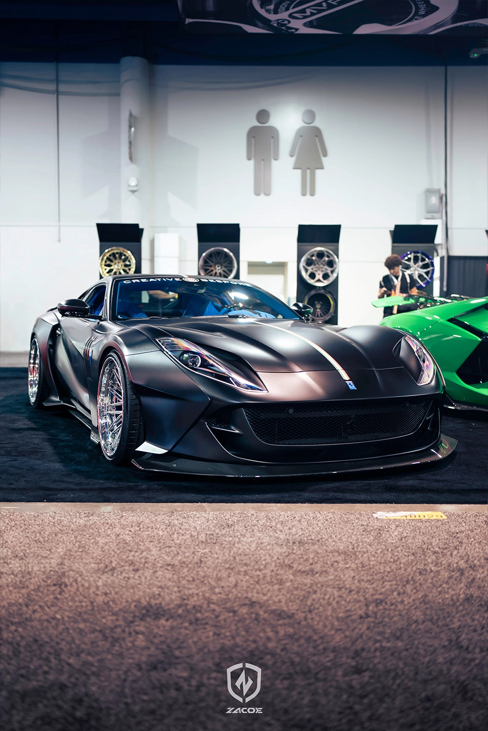 Ferrari 812 Superfast Widebody Carbon Fiber Kit – Muscular Stance Upgrade