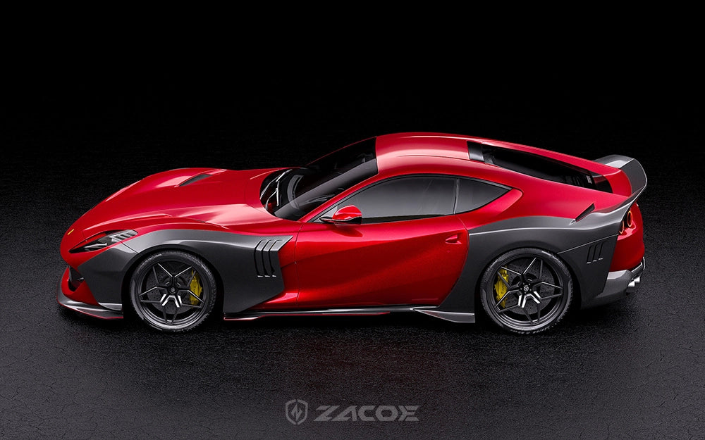Ferrari 812 Superfast Widebody Carbon Fiber Kit – Muscular Stance Upgrade