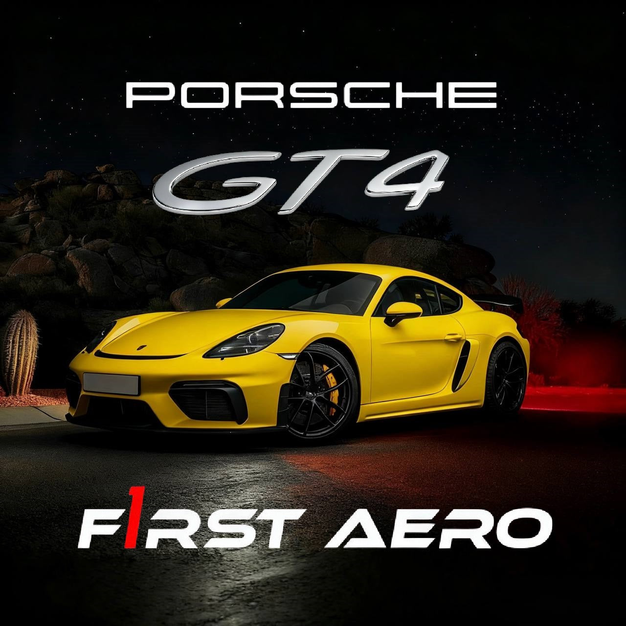 Porsche 718 GT4 Complete Body Kit (Dry Carbon)