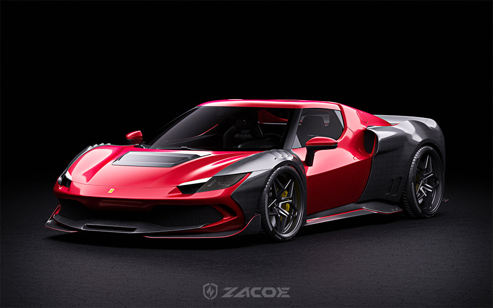 Ferrari 296 GTB “GTZ” Carbon Fiber Widebody Conversion Kit