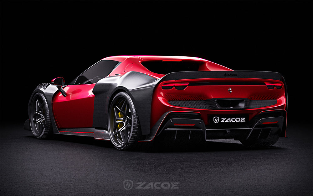 Ferrari 296 GTB “GTZ” Carbon Fiber Widebody Conversion Kit