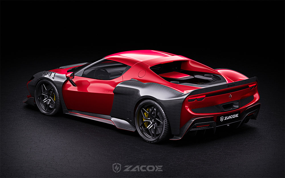 Ferrari 296 GTB “GTZ” Carbon Fiber Widebody Conversion Kit