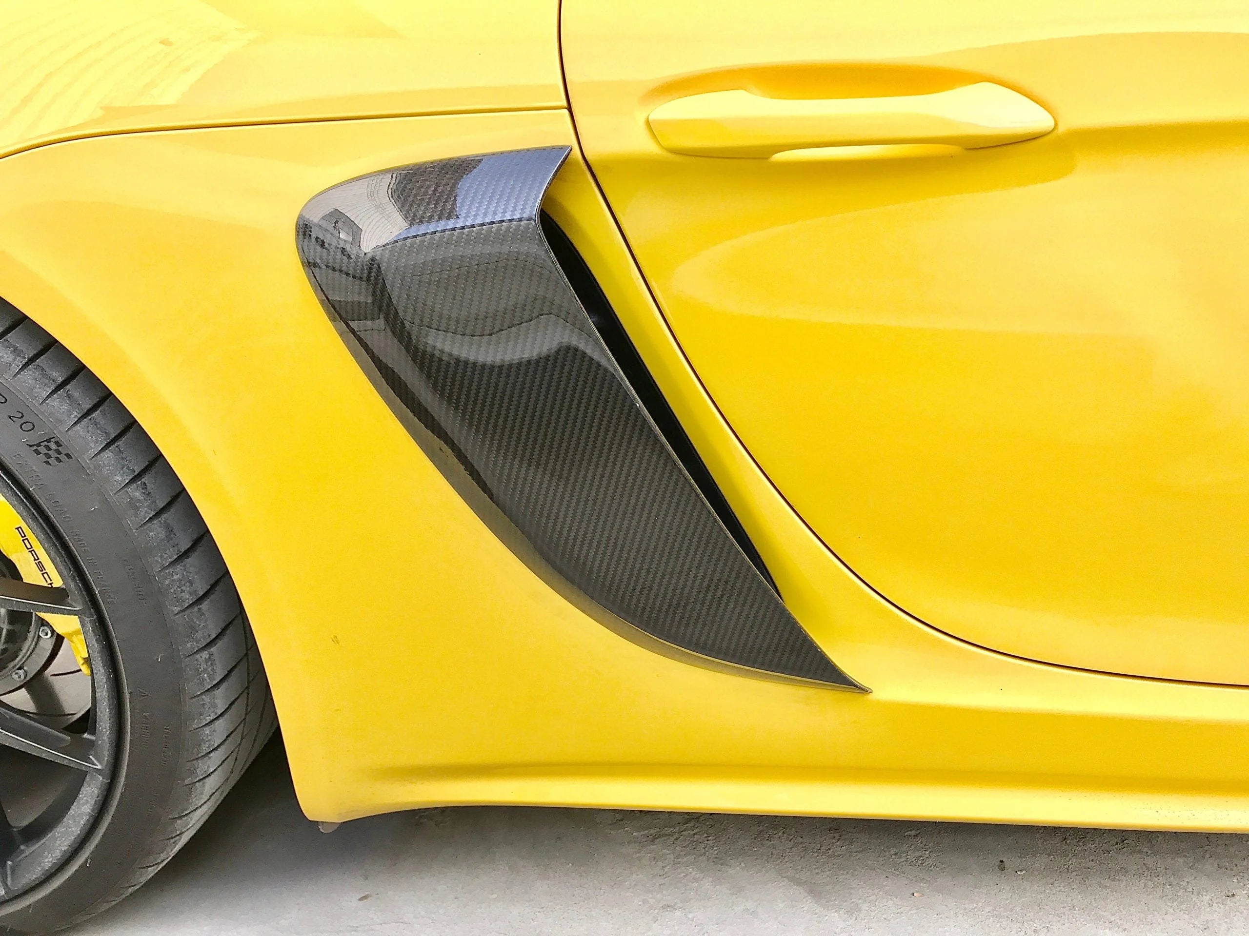 Full DRY Carbon Fiber Full Body Kit For Porsche 718 Upgrade to GT4