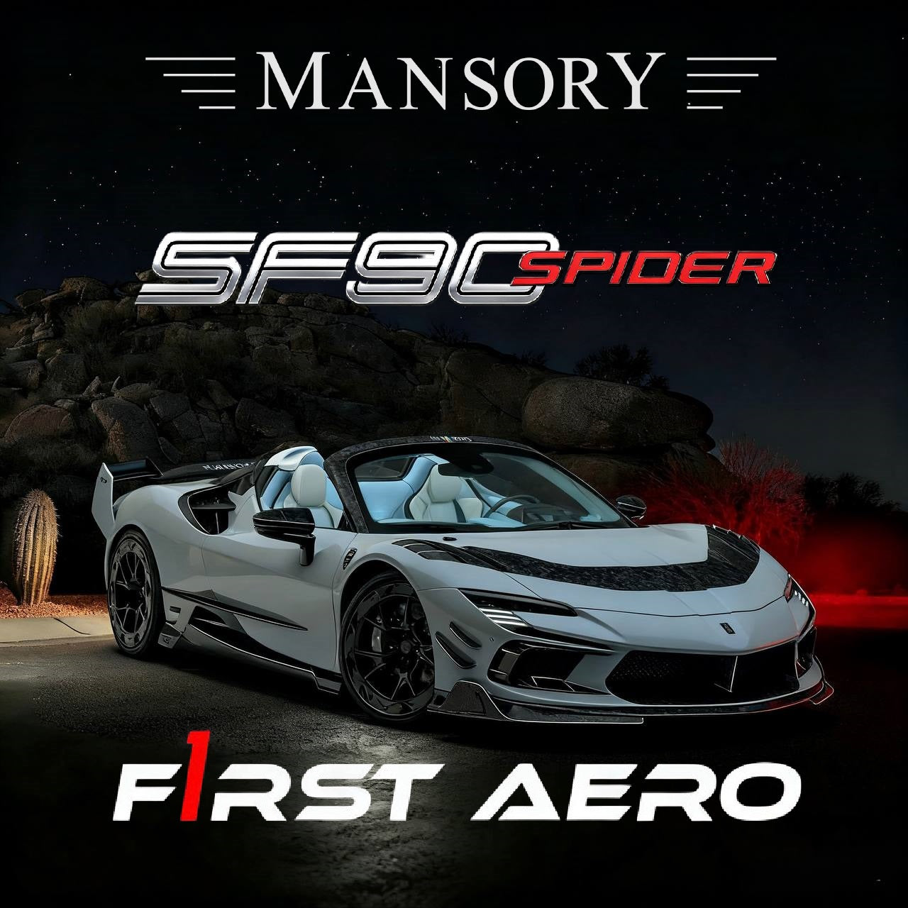 Ferrari SF90 Spider F9XX Forged Carbon Conversion – Performance & Luxury Upgrade