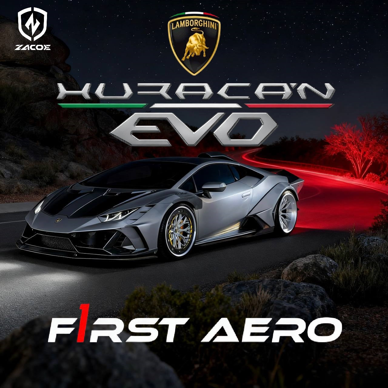 Lamborghini Huracán EVO Fusion Runner Dry Carbon Wide-Body Kit