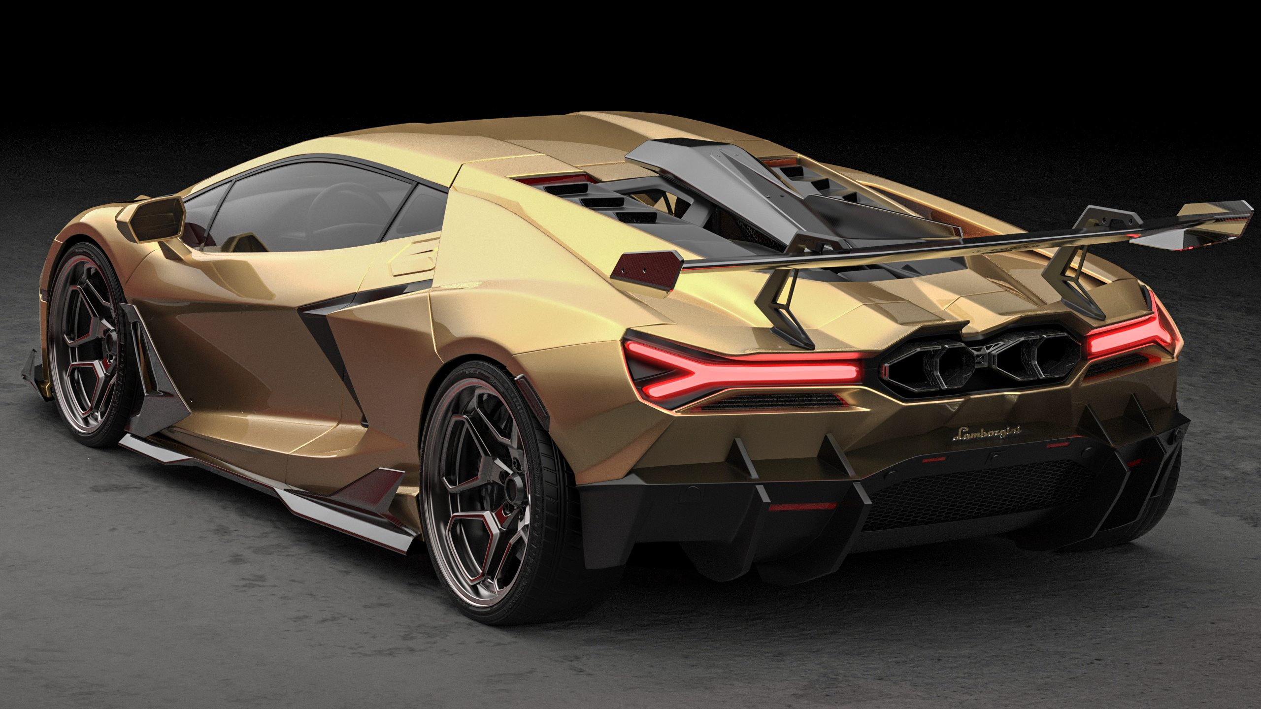Lamborghini Revuelto Carbon Fiber Widebody Kit – Stealth Fighter Design